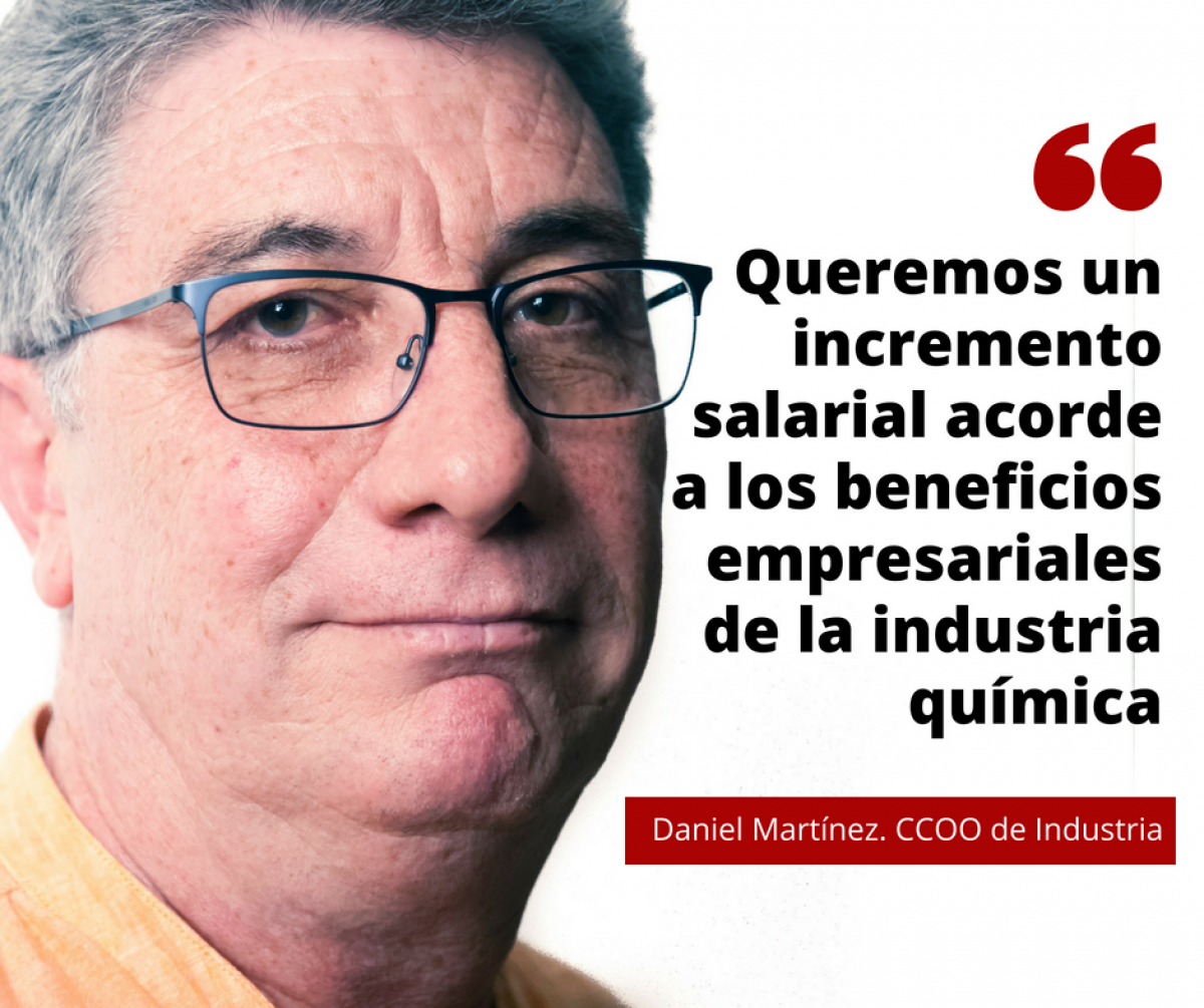 Daniel Martnez. CCOO de Industria