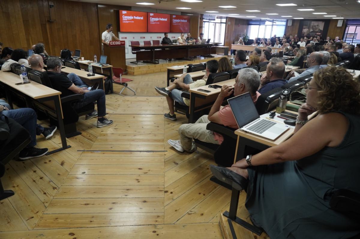Consejo federal en la Sala 13 Rosas de CCOO de Madrid