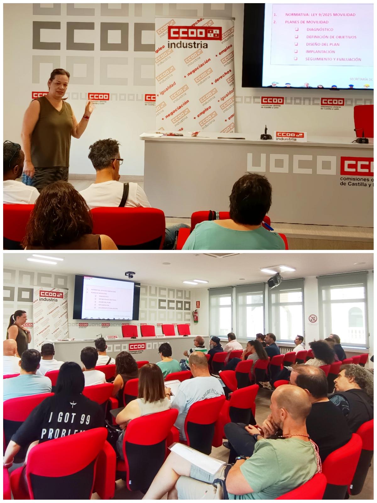 Formación en Planes de Movilidad a Representación Legals de las Personas Trabajadoras de CCOO Industria Valladolid