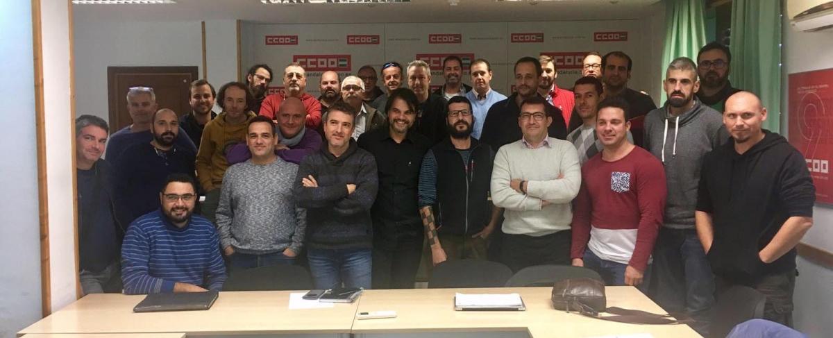 Delegados andaluces del sector de la elevacin reunidos en Sevilla