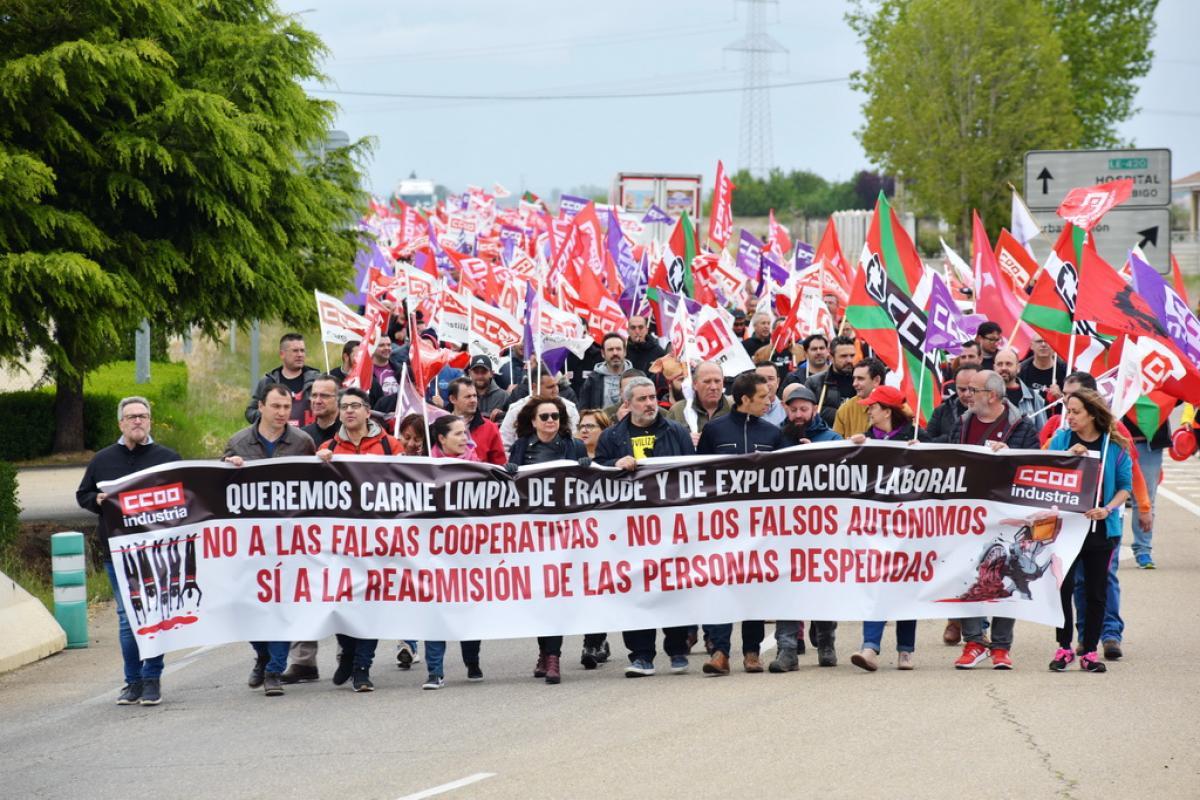 Marcha contra los falsos autnomos de Embutidos Rodrguez (Mayo 2019)