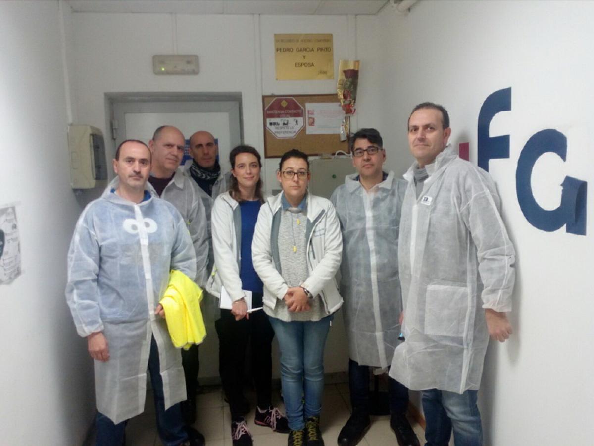 CCOO Industria CyL Visita Faurecia Automotive