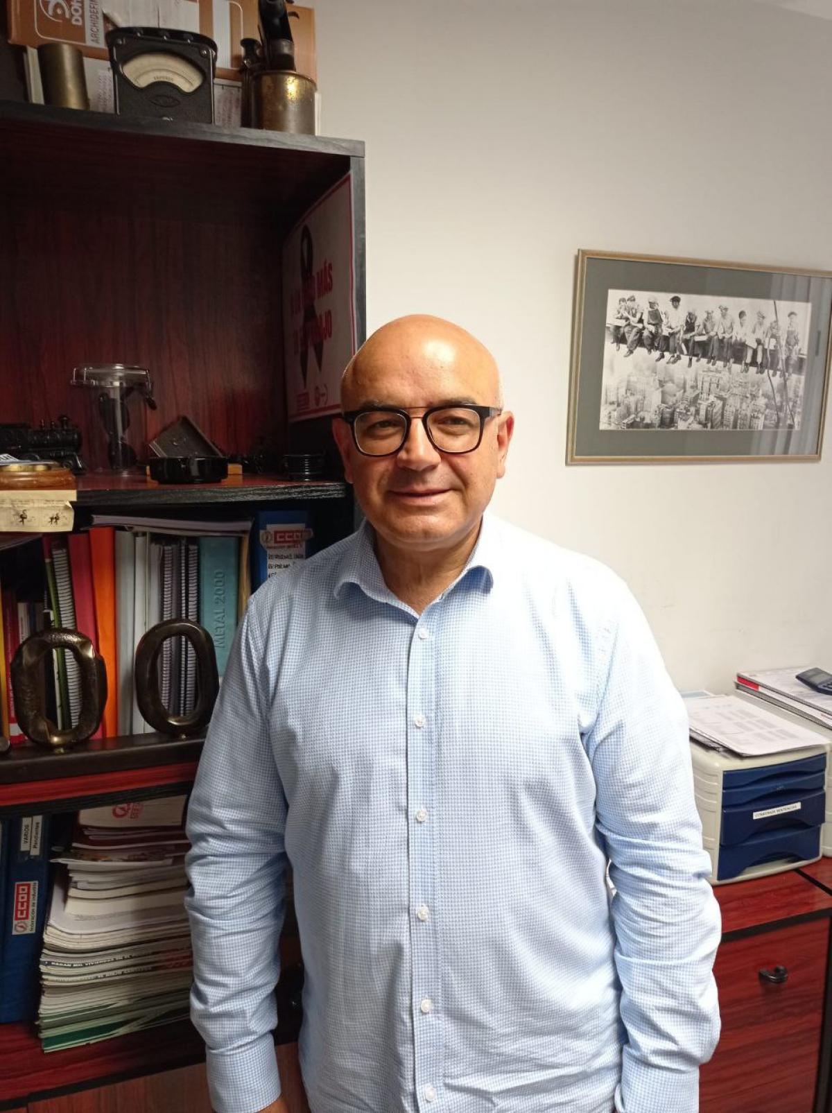 Jesús Gallo, responsable de Acción Sindical de la Federación de CCOO de Industria de Cantabria