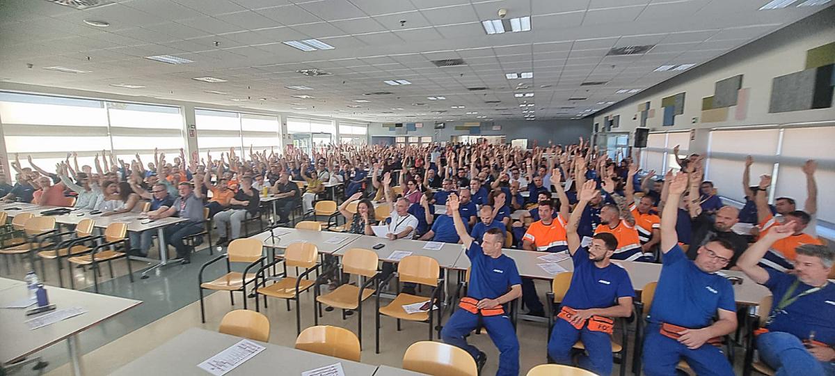Imagen de una de las consultas realizadas a las personas afiliadas a CCOO en Airbus