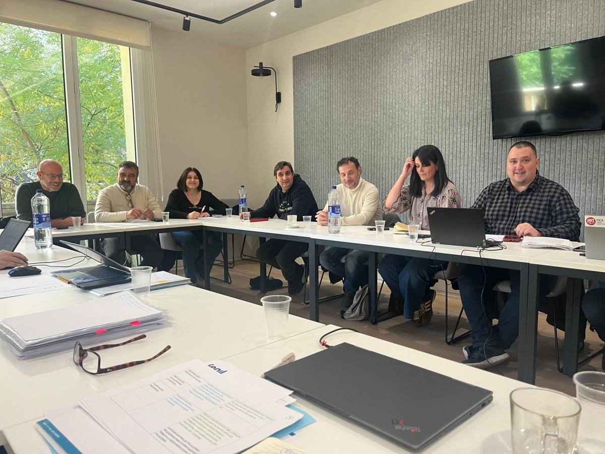 Representantes de CCOO en la comisión negociadora del Convenio de Lácteas