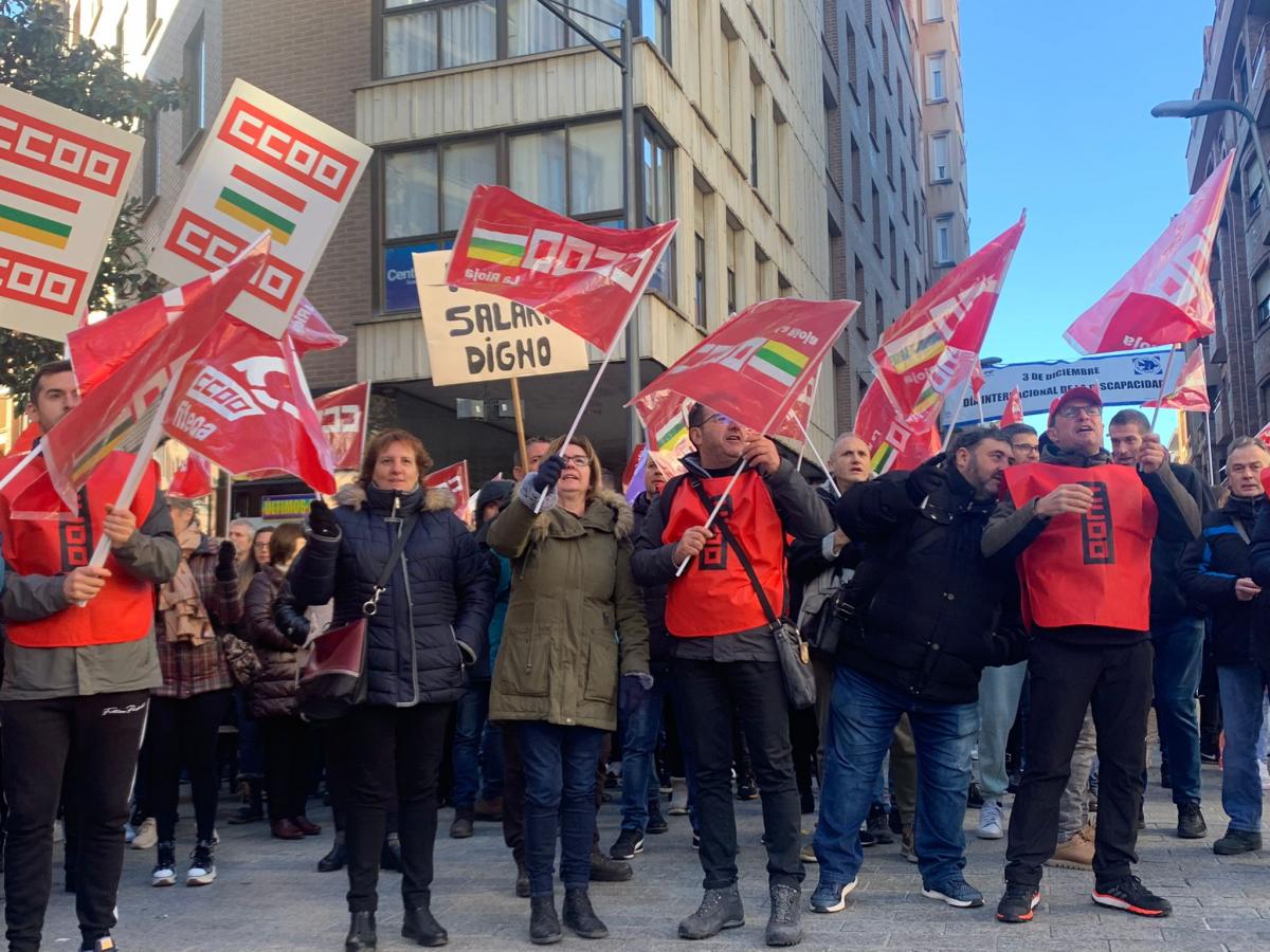 imagen de Archivo de la pasada huelga del calzado