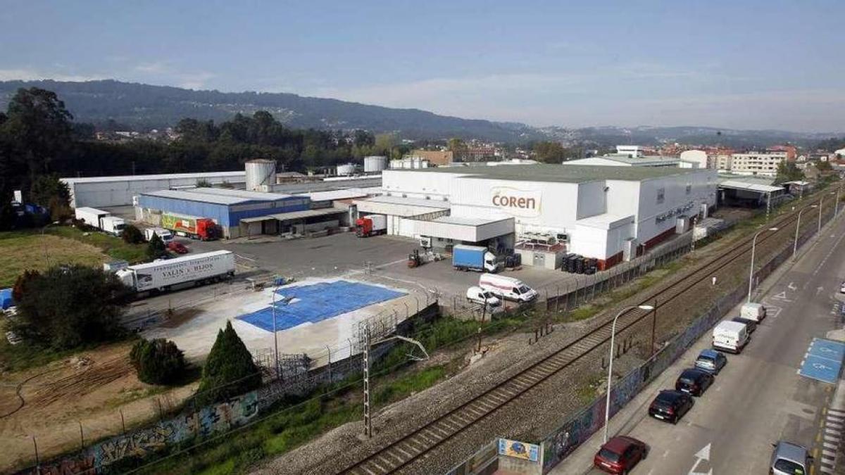 Panta do Porriño, onde prestan o servicio os traballadores e traballadoras de mantemento