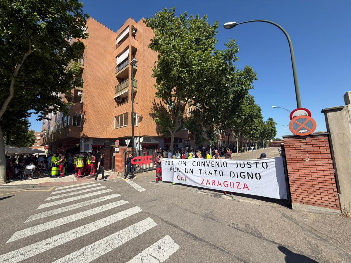 En CAF Zaragoza exigen un convenio digno