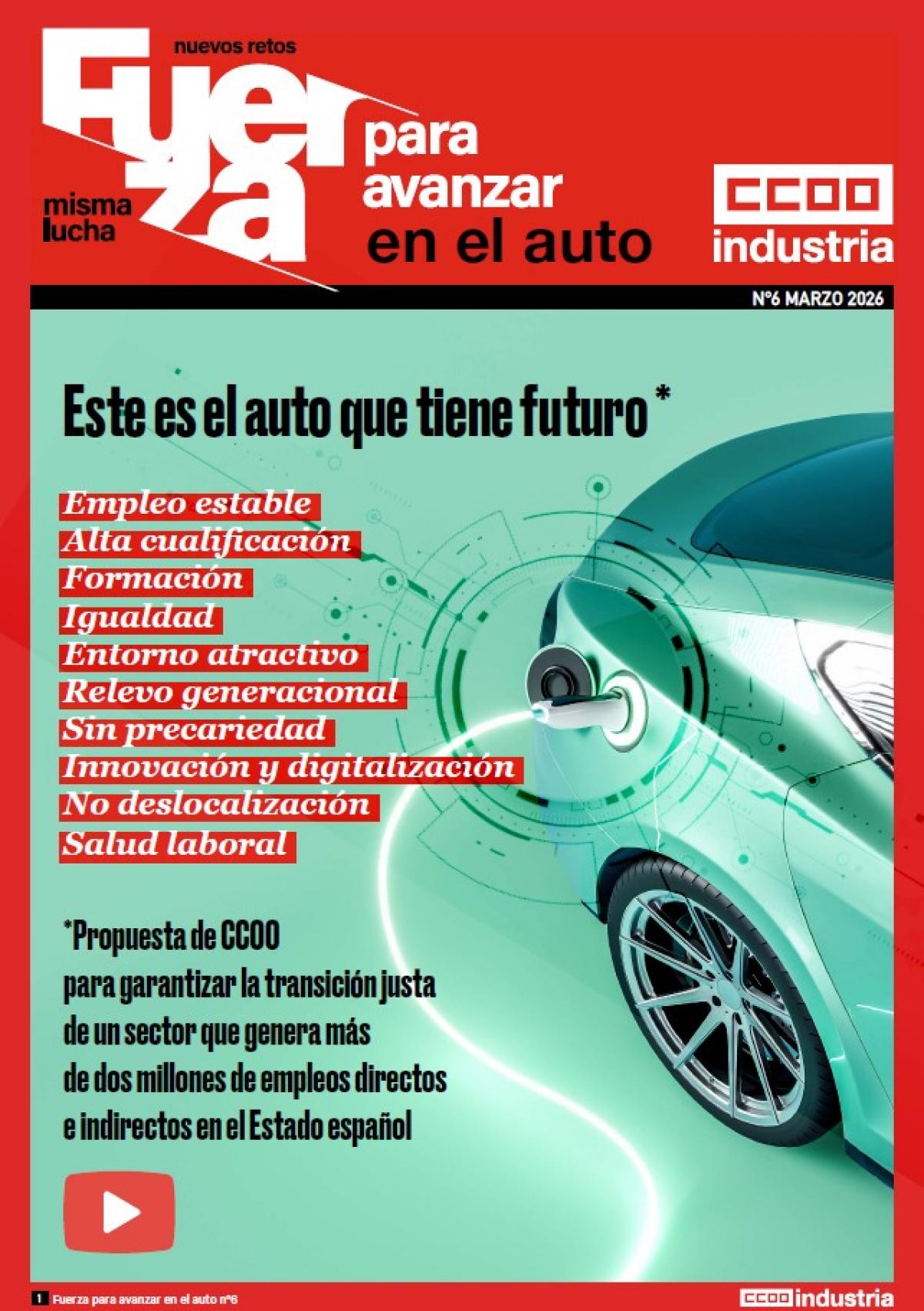Fuerza para Avanzar en el auto nº 6