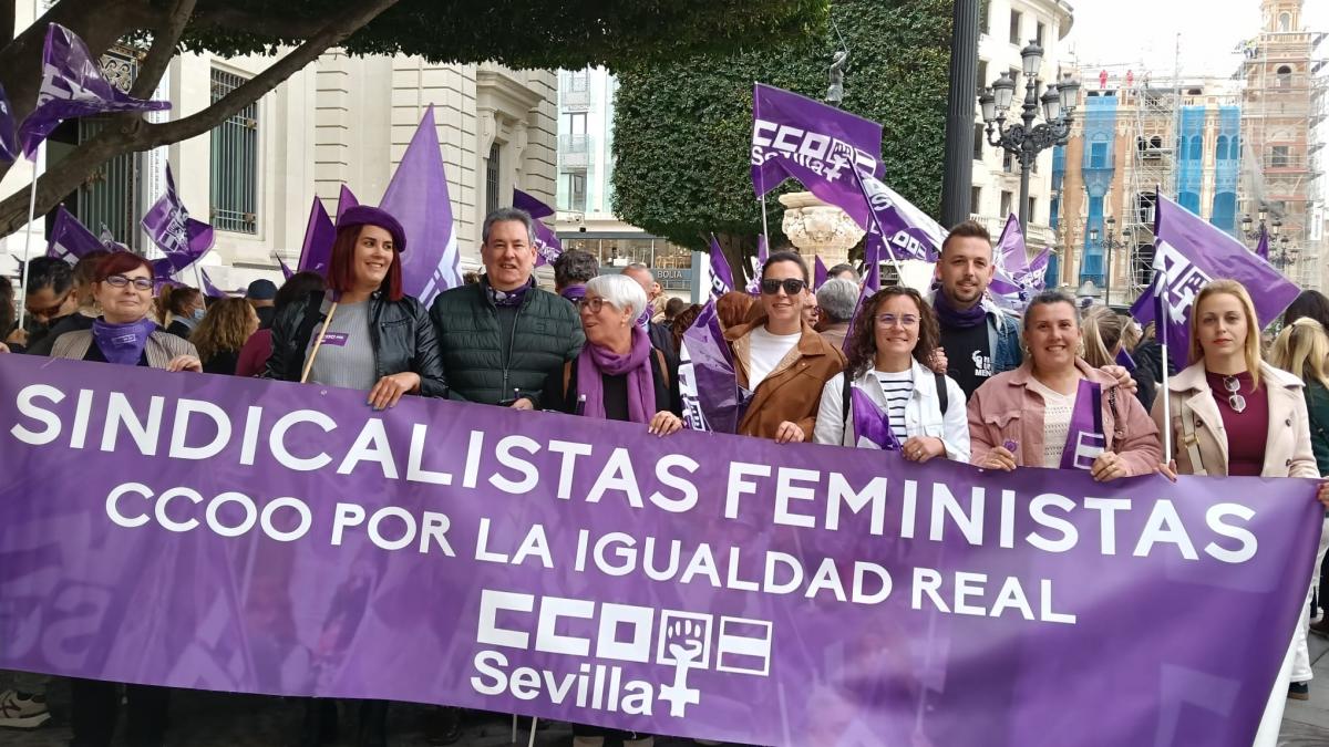 Concentración previa al 8 de Marzo 2026.