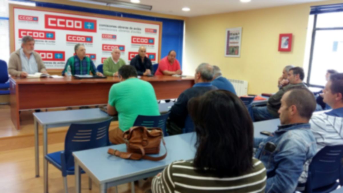 Asamblea delegados Asturias convenio  de la industria auxiliar