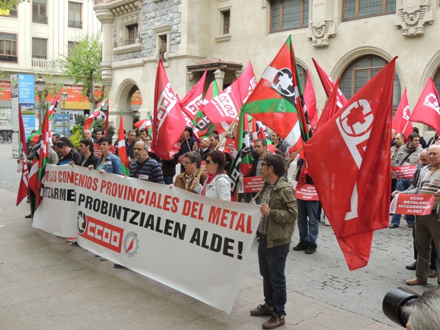 Delegados y delegadas en defensa del convenio provincial