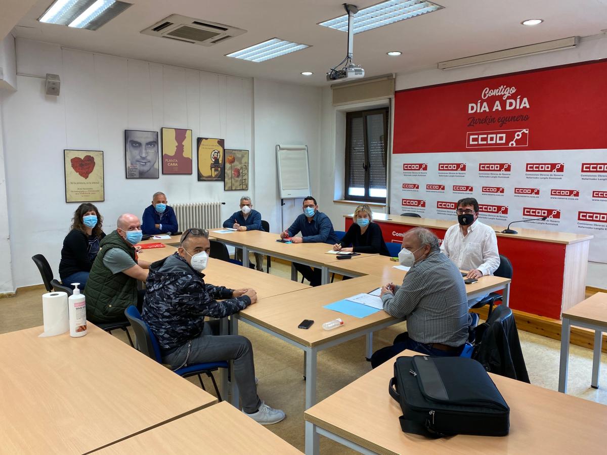 Reunión de la Federación de Industria en Navarra
