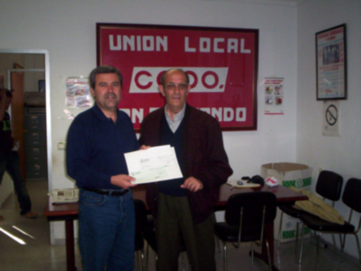 Juan Pontones (derecha) con Pepe Casas (foto de archivo)