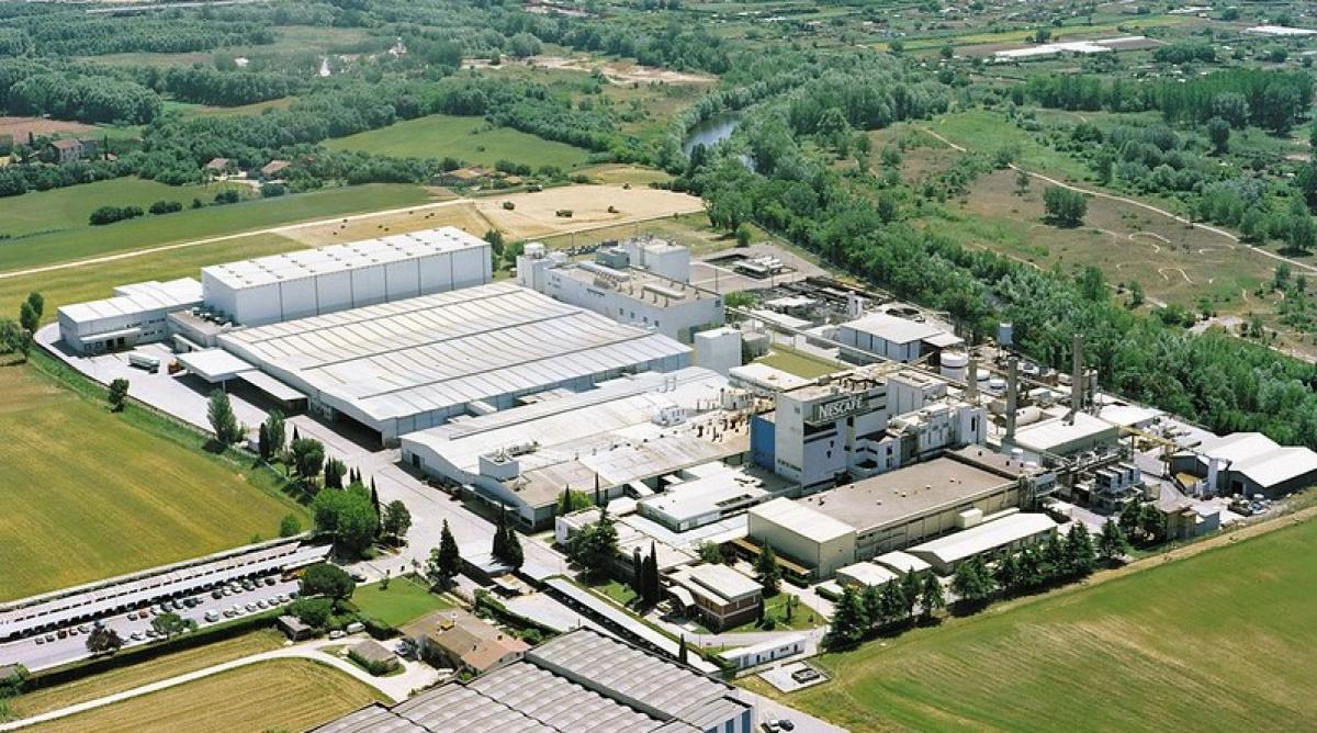 Fábrica de Nestlé en Girona