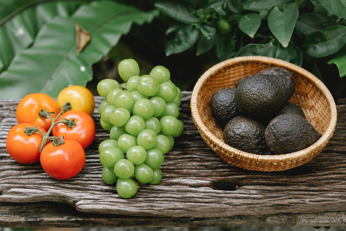 Frutas y verduras (imagen de Pexels)