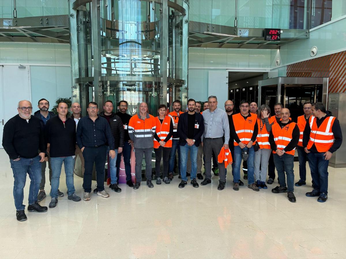 Delegación de CCOO de Industria en TKE