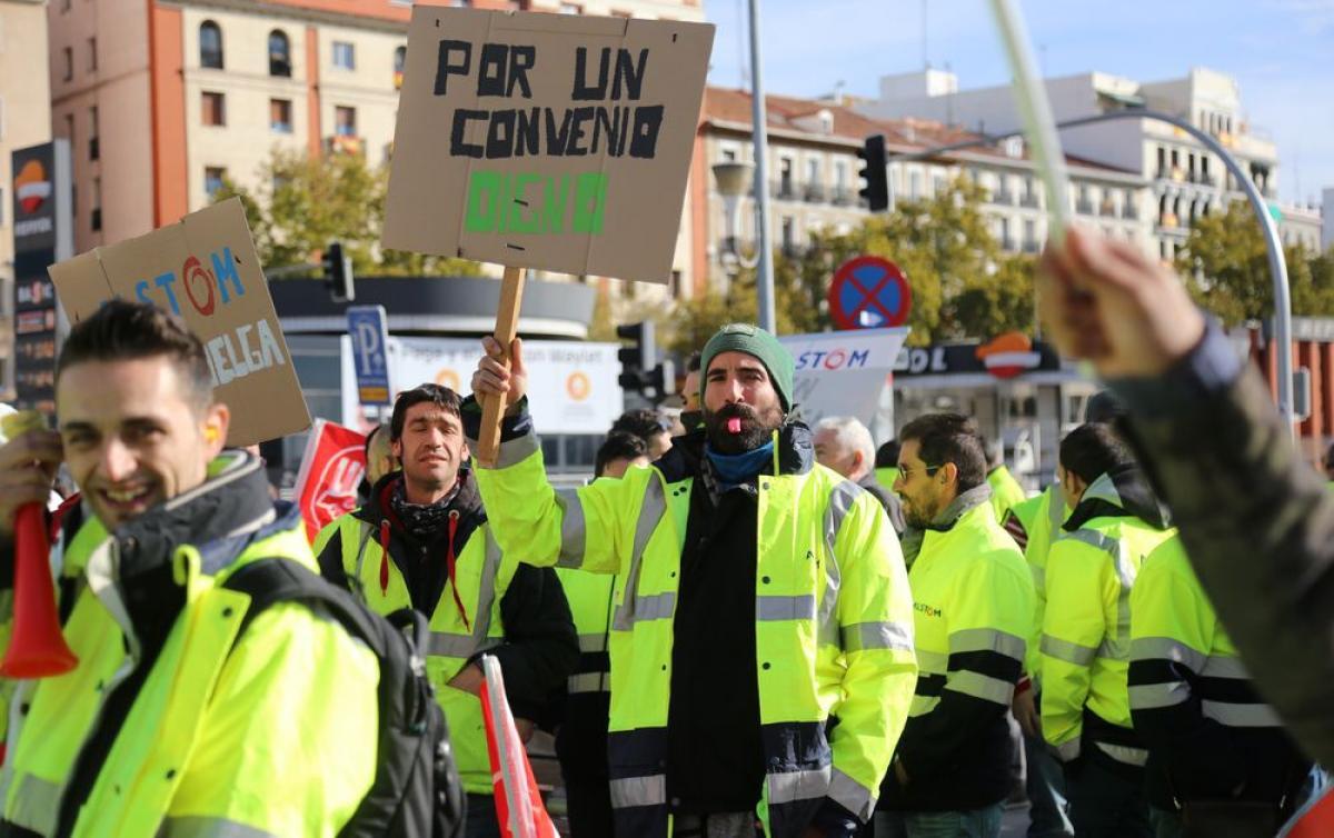 Entre el 7 y el 12 de noviembre los trabajadores de Alstom Mantenimiento estuvieron en huelga