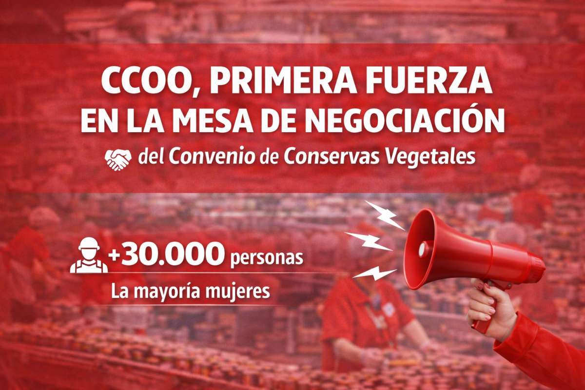 ccoo lider en la mesa negociadora