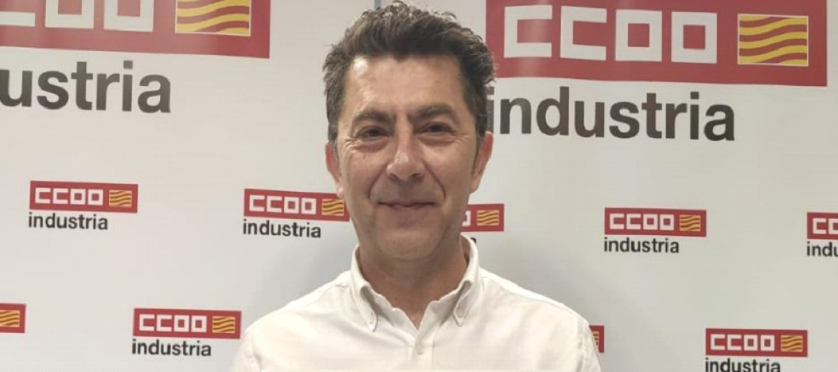 Celso Hornero, responsable de Política Sindical, negociación colectiva y formación para el empleo de CCOO de Industria Aragón