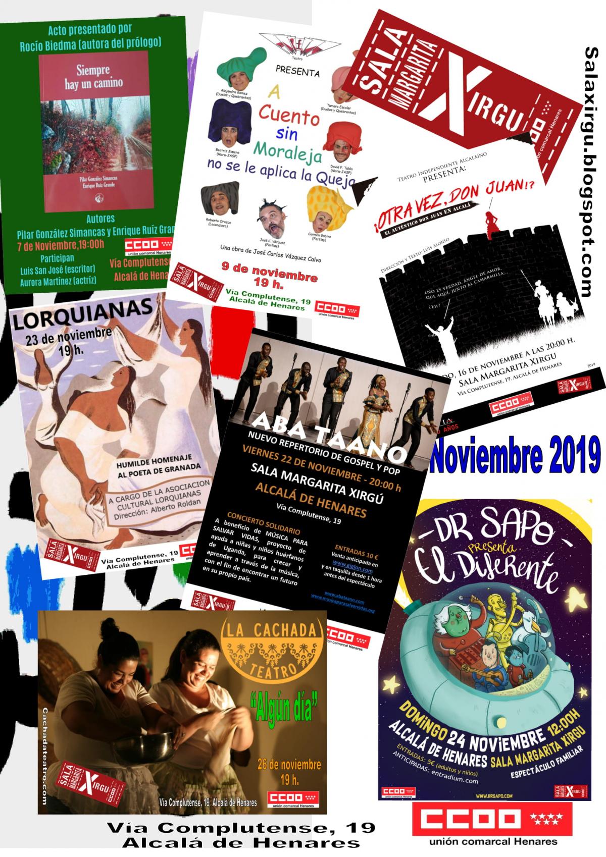 Programacin Margarita Xirgu en noviembre
