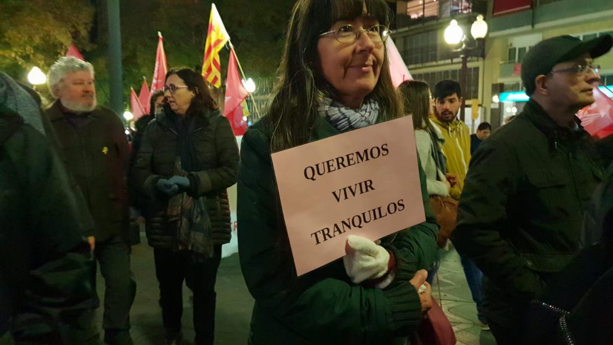 Una manifestacin ciudadana recorri el centro de Tarragona