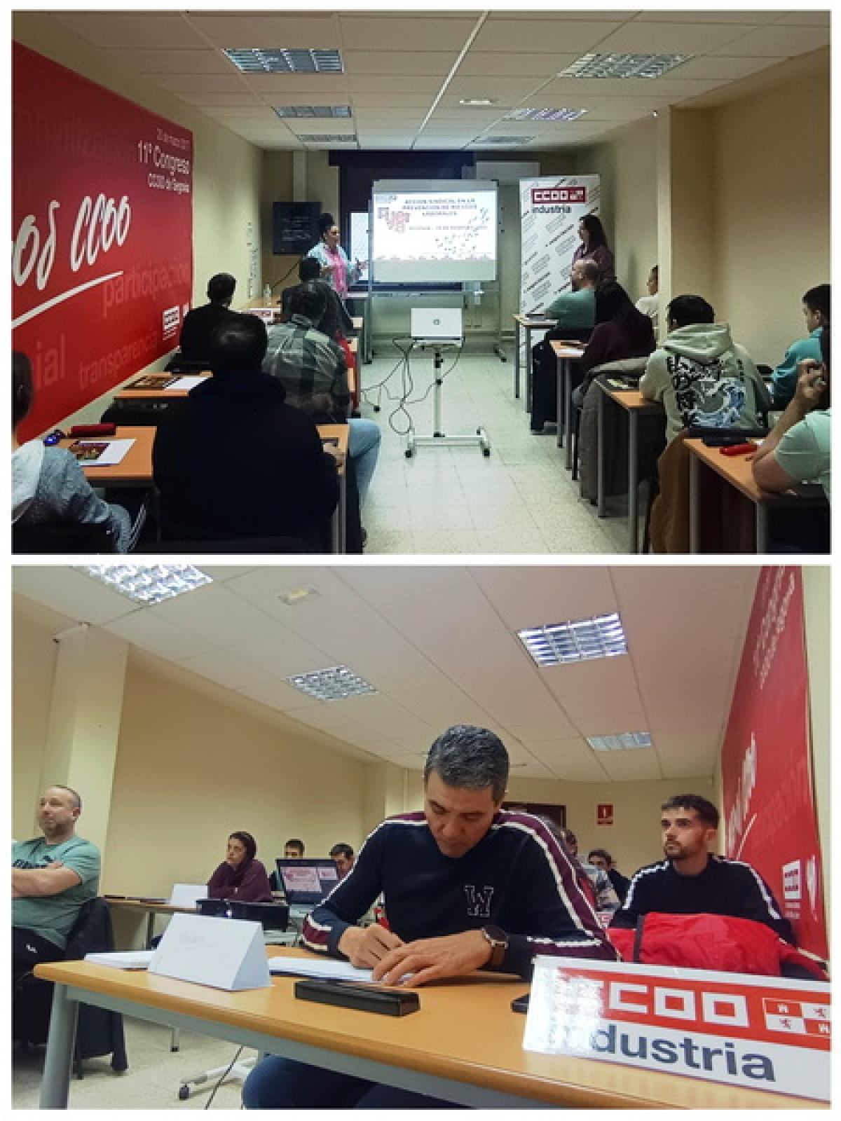 CCOO Industria CyL Prosigue con la Formación en Salud Laboral a Su RLPT