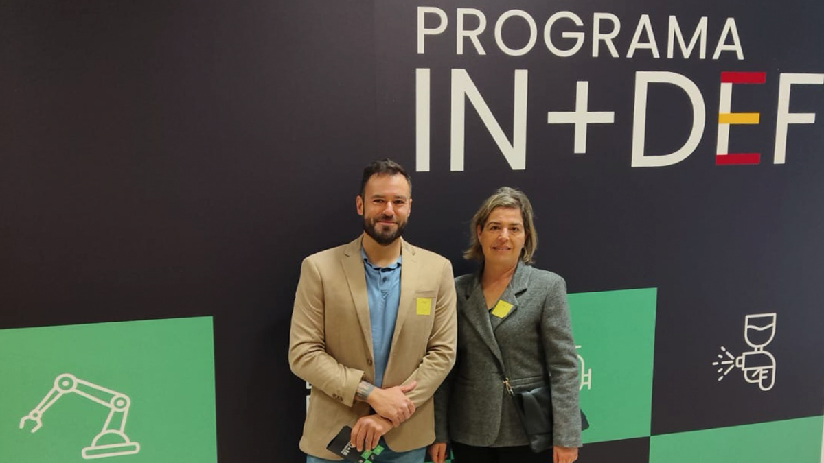 Fran San Jose y Raquel Márquez en la presentación del programa IN+DEF