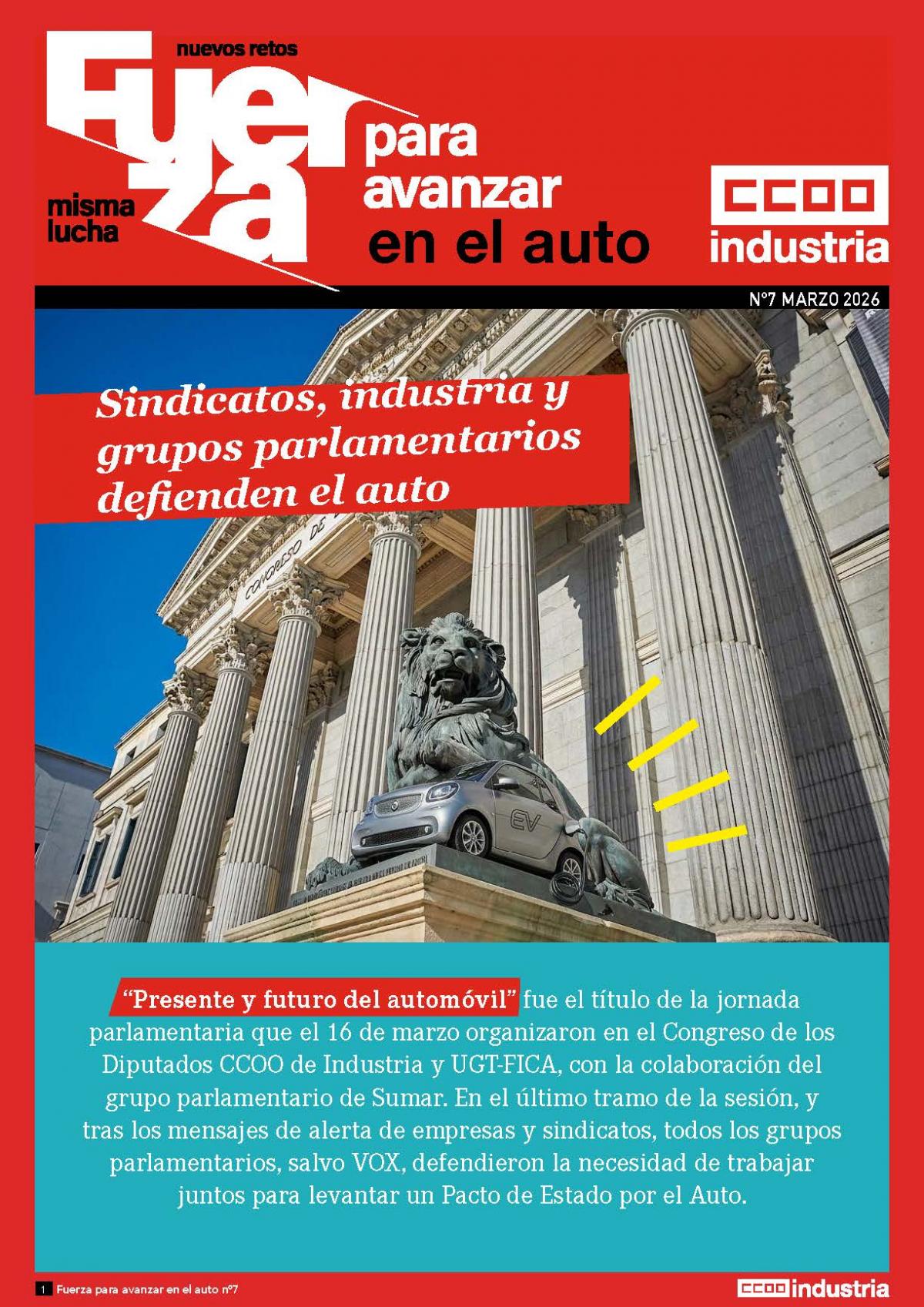 Fuerza para Avanzar en el auto nº7