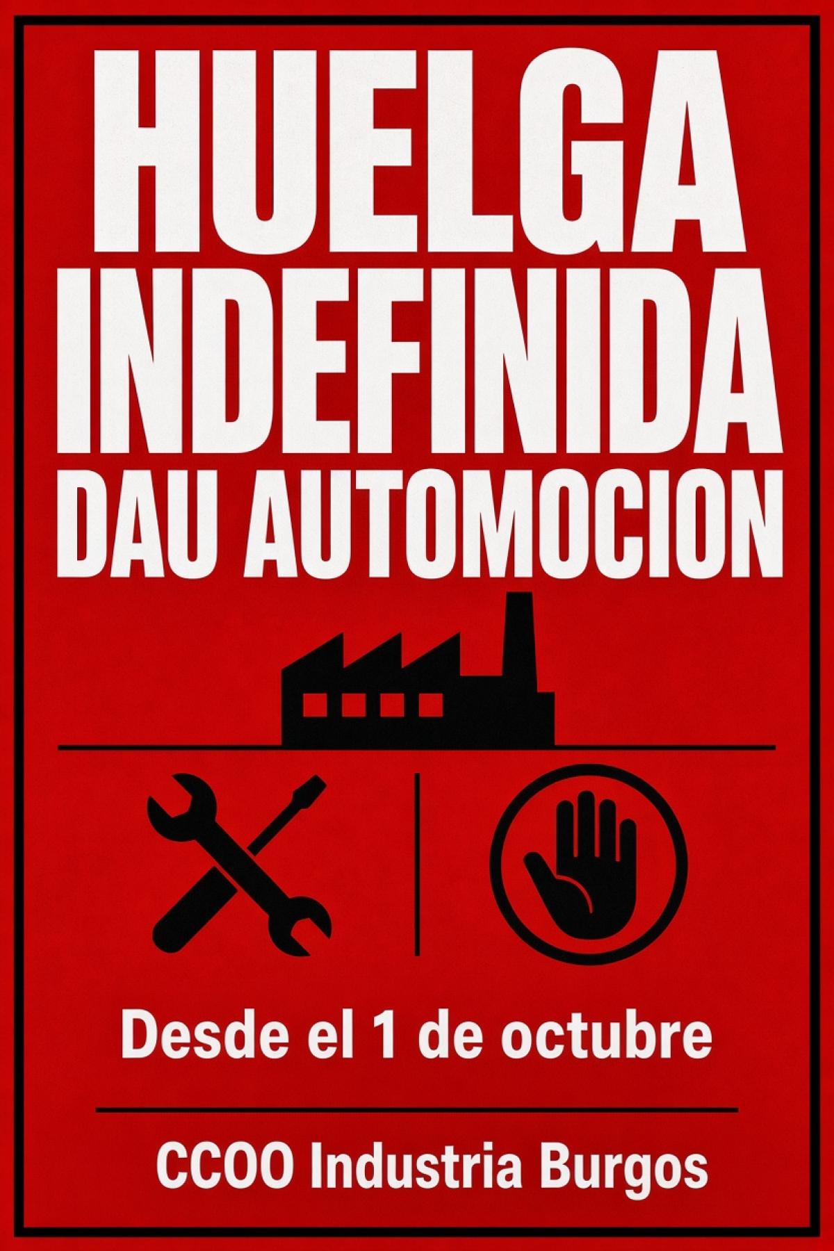 Huelga Indefinida en DAU AUTOMOCION