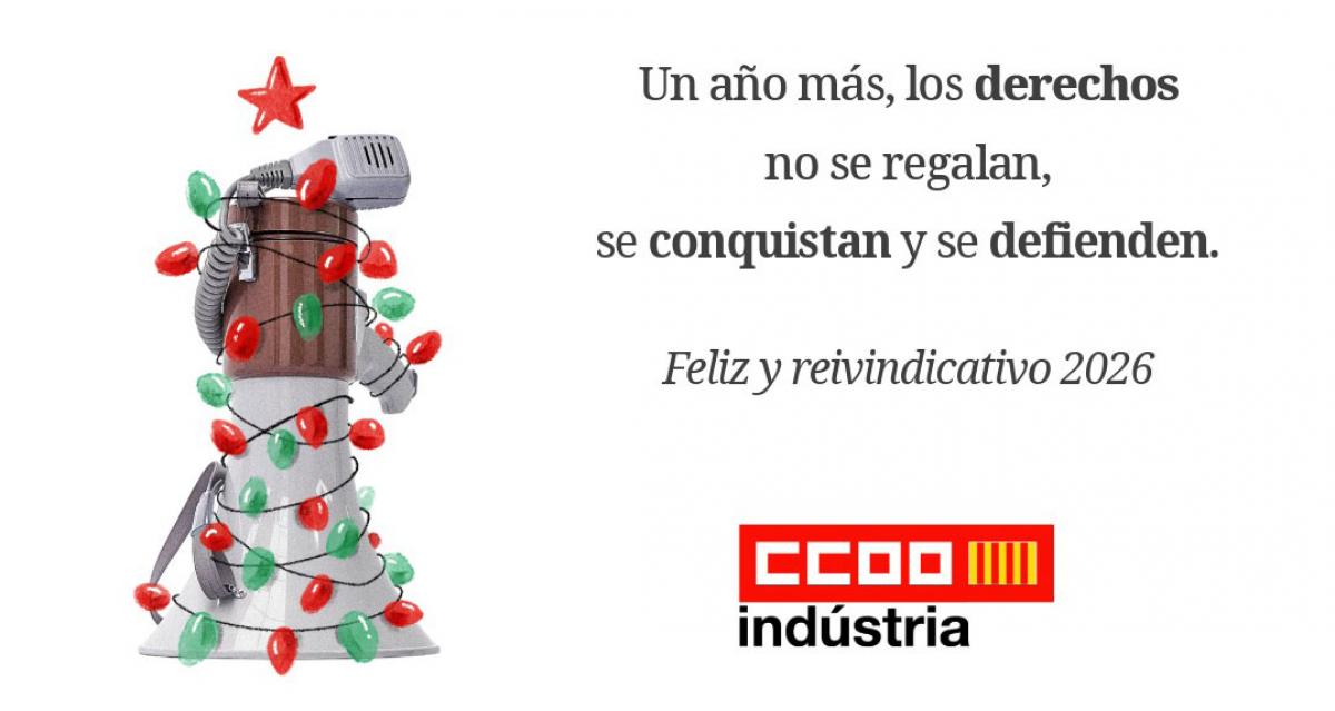 FELICITACION FIESTAS CCOO INDUSTRIA PV