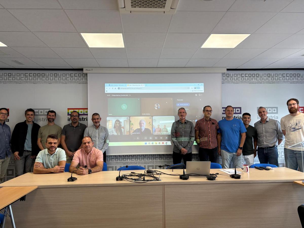 Foto de grupo de la representación de la plantilla de Philips Iberia