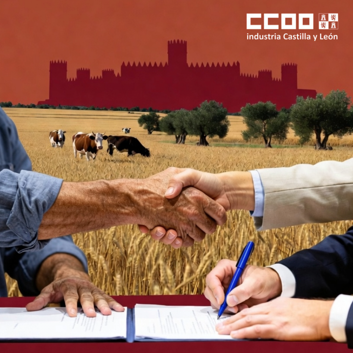 Firma del Convenio Agropecuario de la Provincia de Ávila