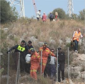 Foto del suceso aparecida en el diario Levante-emv