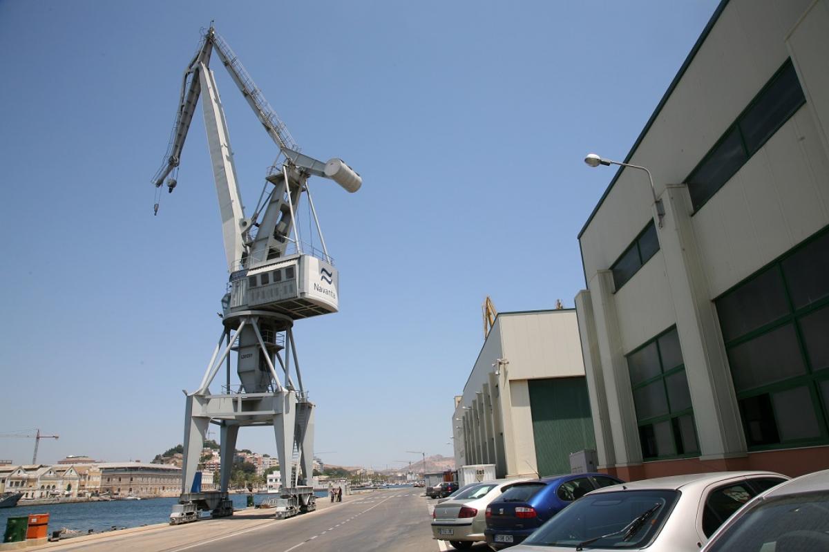 Instalaciones de Navantia en Cartagena