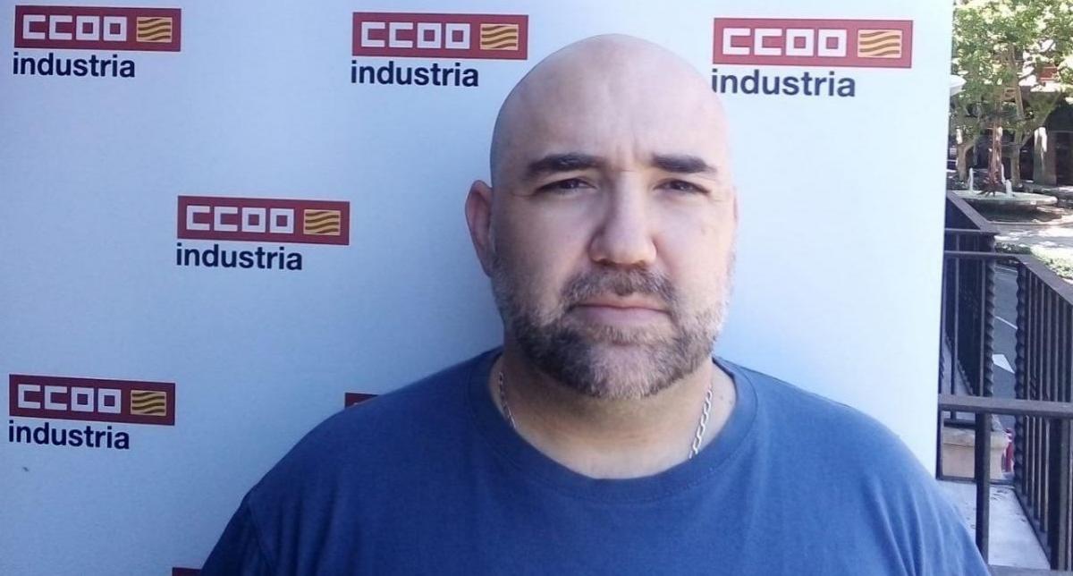 Santiago Va Gil, responsable de Salud Laboral de CCOO de Industria de Aragón