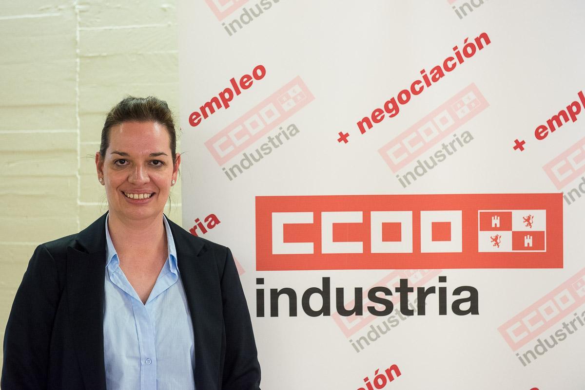 Elena Esteban Frutos, responsable de Salud Laboral ,Mujer e Igualdad de la Federación de CCOO de Industria de Castilla y León.