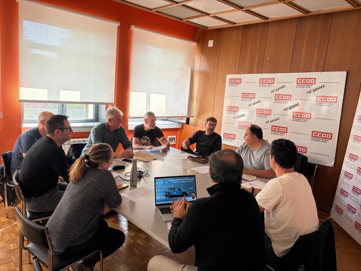 Reunión de la Ejecutiva de CCOO en Nissan