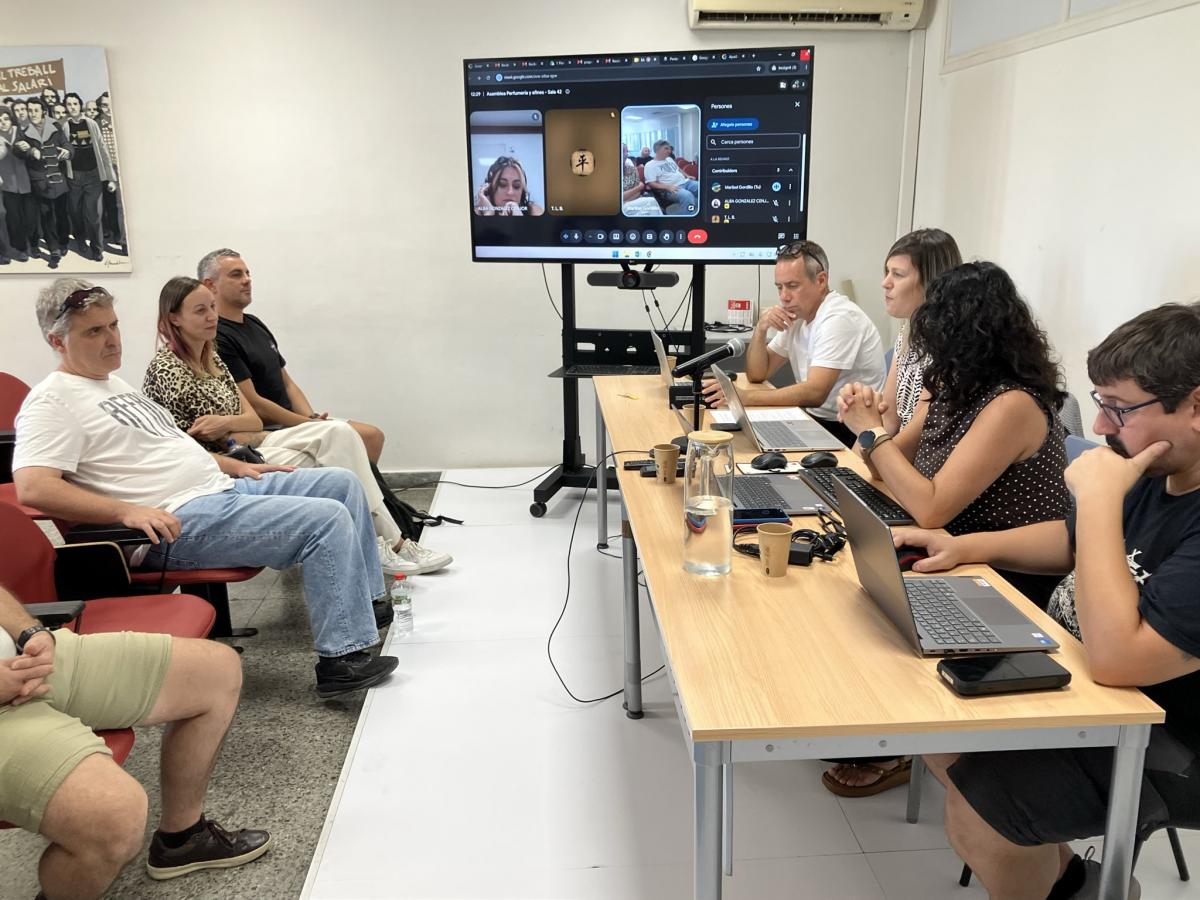 Asamblea sobre el Convenio de Perfumería y Afines en Barcelona
