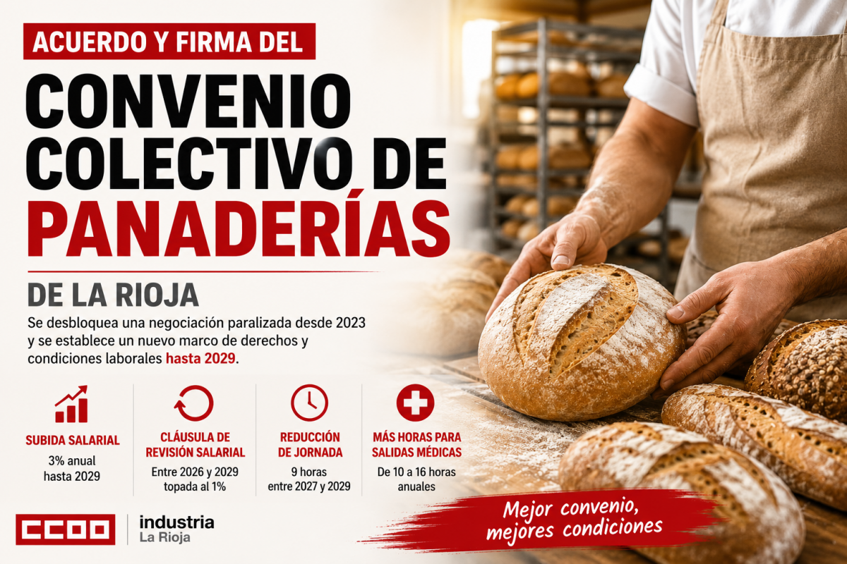 acuerdo y firma del convenio de panaderias