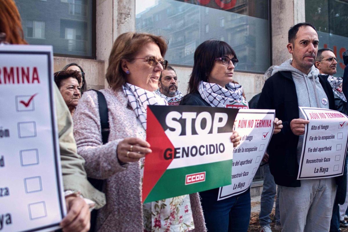 Jornada de solidaridad con Palestina en los centros de trabajo riojanos