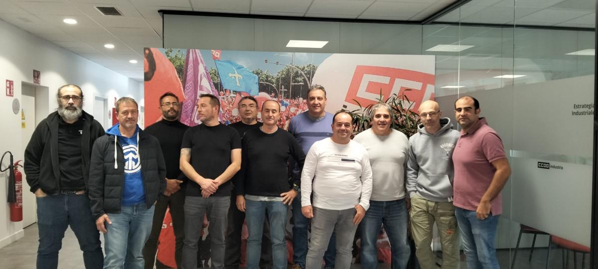 Asistentes a la Coordinadora de CCOO en la Elevación