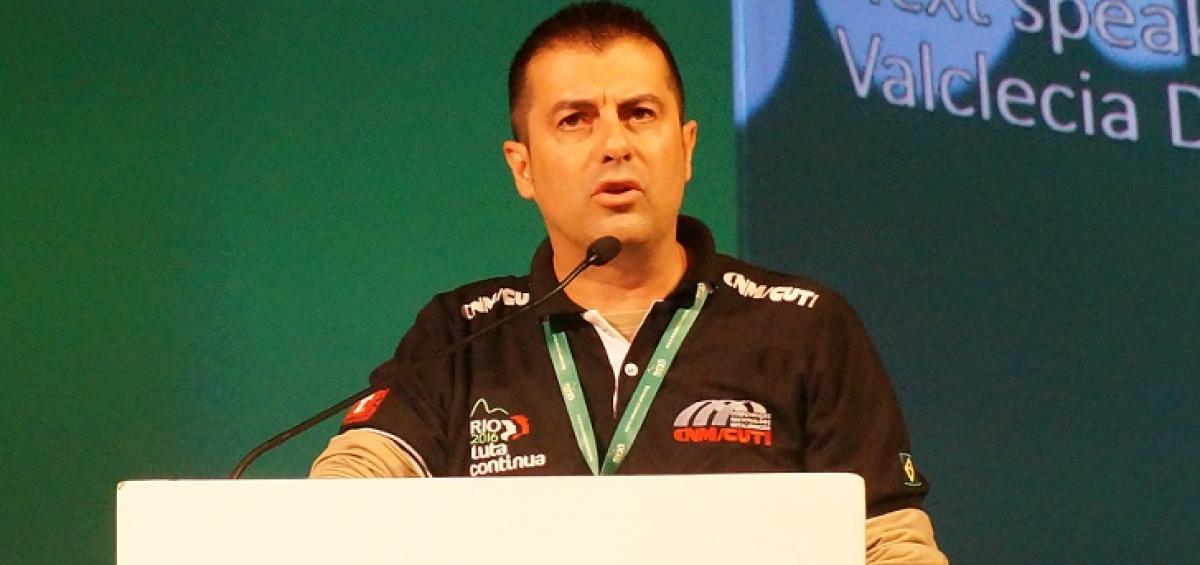 Víctor Garrido, de CCOO de Industria, en una foto de archivo