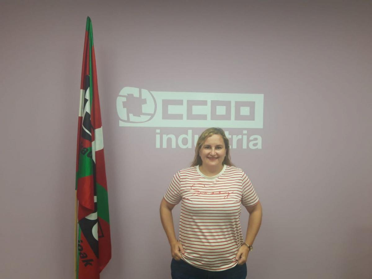 Marta Ayala, Responsable de Mujer e Igualdad de la Federación de CCOO de Industria de Euskadi