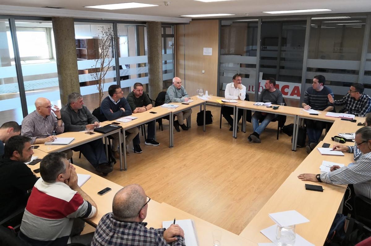 Representantes de CCOO y UGT en el sector nuclear se reunieron el 21 de marzo en Madrid