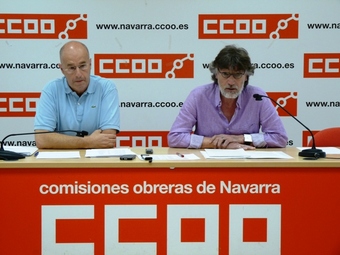 Ricardo Jimeno (izq) y Chechu Rodrguez durante la rueda de prensa