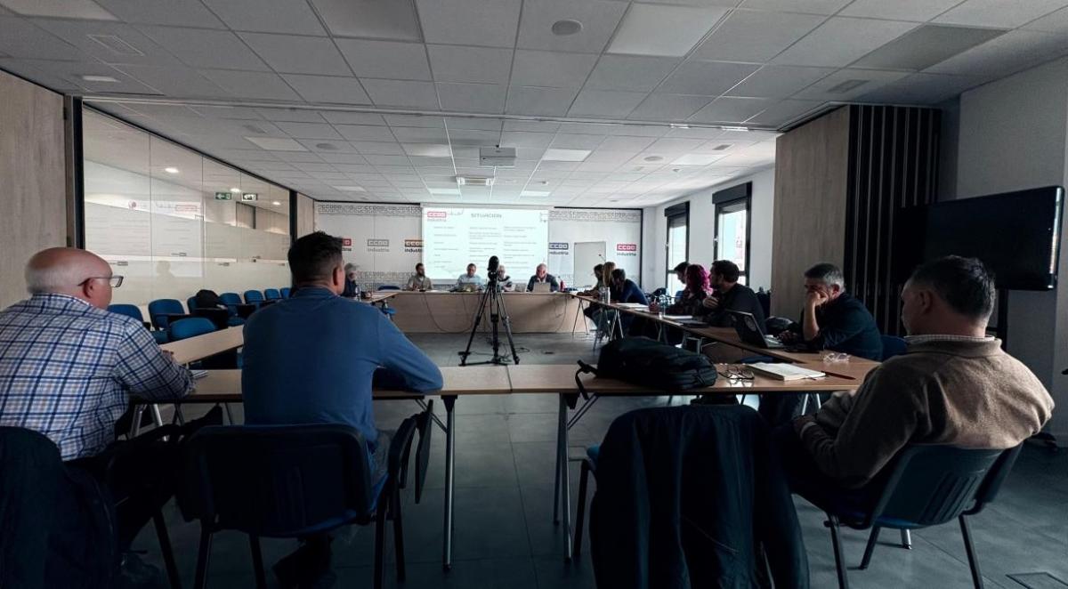 Imagen de la reunión de noviembre de la Coordinadora de Energía de CCOO