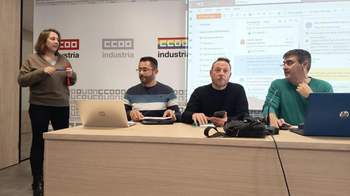 REUNIÓN DE SEGUIMIENTO DE LA EJECUTIVA DE CCOO EN EL GRUPO TKE