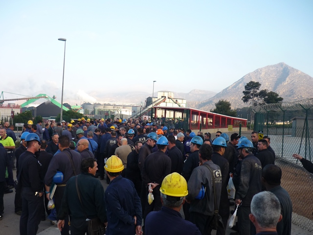 Trabajadores de refinera Cartagena