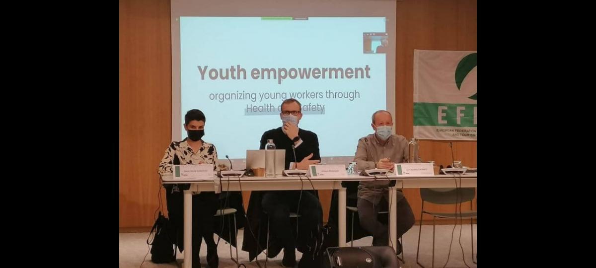 Jornadas de formación ”Empoderamiento de la juventud: organizar a los trabajadores jóvenes a través de la salud y la seguridad"